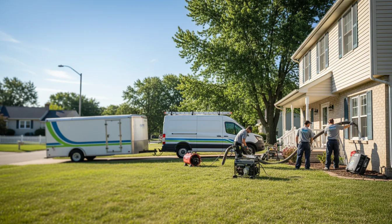 Flooded Basement Restoration And Cleanup With Repair in Lost Springs, KS near me